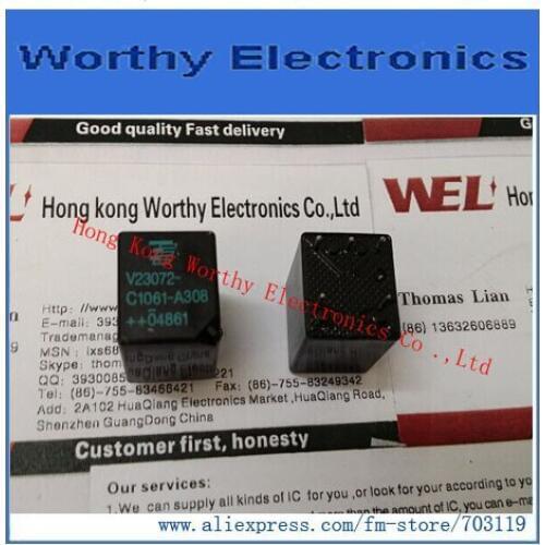 Free shipping 10pcs/lot V23072-C1061-A308 V23072 C1061 A308 V23072C1061A308 Relays