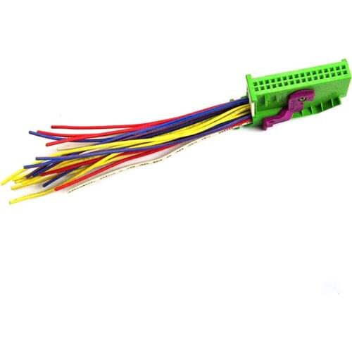 1J0 972 977 C 32 pin Wire Harness Plug Adapter Socket Connector Green For VW Bora Golf Passat Polo For Audi A4 A6 TT 1J0972977C