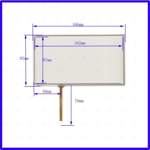 XWT1721 20PCS/LOT 167*92mm compatible touchglass 4lines resistance screen this is compatible 167*93