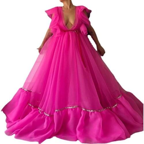 Bride wedding dress Textured sexy cloak Rose red net yarn loose dress
