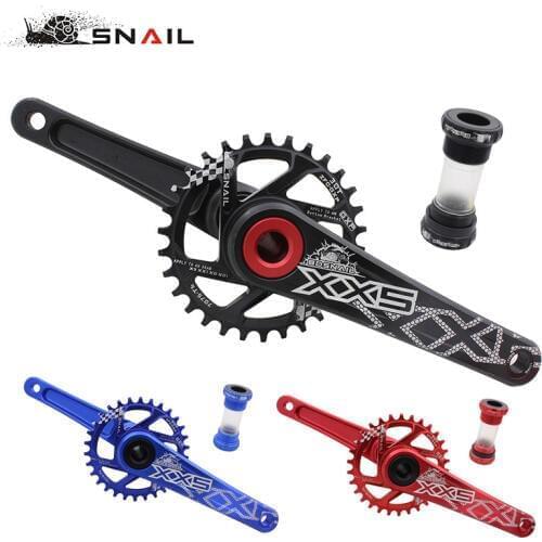 SNAIL Bicycle Suit Sets Crankset crank Chainwheel 30T 32T 34T 36T 7075 CNC Chainring For Sram GXP XX1 X9 XO X01 AL