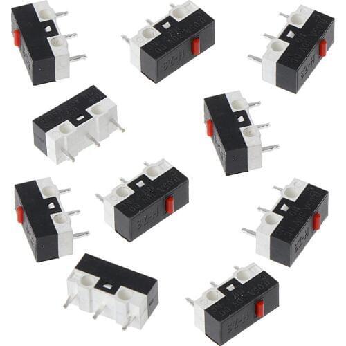10PCS Button Switch 3Pin Mouse Switch Microswitch For RAZER Logitech G700 Mouse