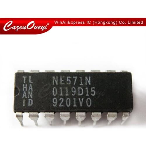 5pcs/lot NE571N NE571 DIP-16 In Stock