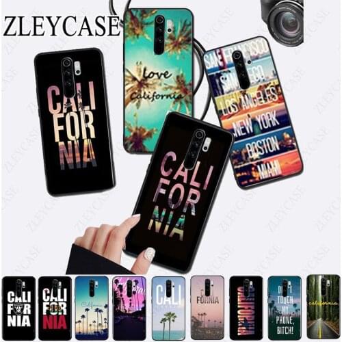 California Phone Case cover Shell for redmi note8pro note7 note5 note6pro 7 7A 8 8A Note8T Note9 note9s note9pro max Cellphones
