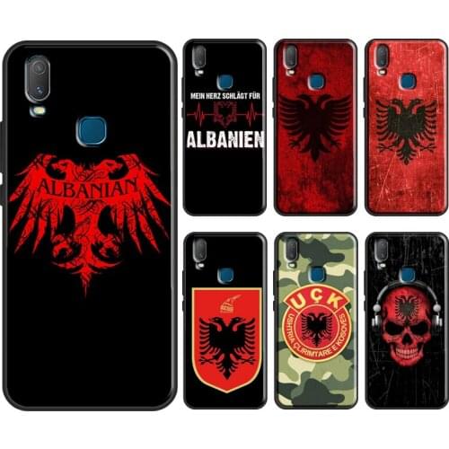 Albania flag Cover For Vivo V20 SE Y11 2019 Y1S Y12 Y17 Y30 Y50 Y81 Y91C V11 Y20 i V17 Neo Phone Case