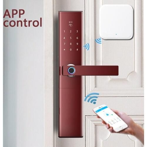 WiFi Fingerprint Door lock Waterproof Electronic Door Lock Intelligent Biometric DoorLock Smart Fingerprint Lock With App New