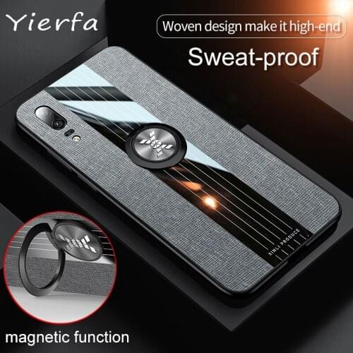 Huawei P20 Case Soft Silicone Shockproof Bumper Huawei P20 Lite Cover Car Holder Ring Back Cover For Huawei P20 Pro Phone cases