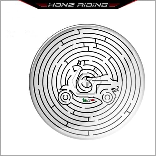 For Piaggio Vespa Scooter GTS GTV LX Sprint Creative Decals 3D Resin Motorcycle Sticker