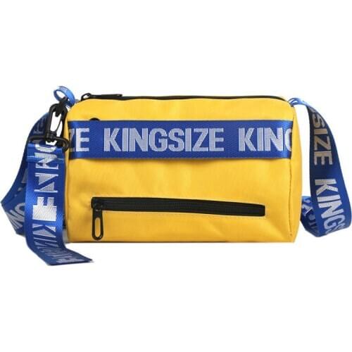 Summer Trend Ribbon Letter Bump Small Satchels Womens Fashionable Crossbody Bags Korean Version Shoulder Sloping Pillow Handags