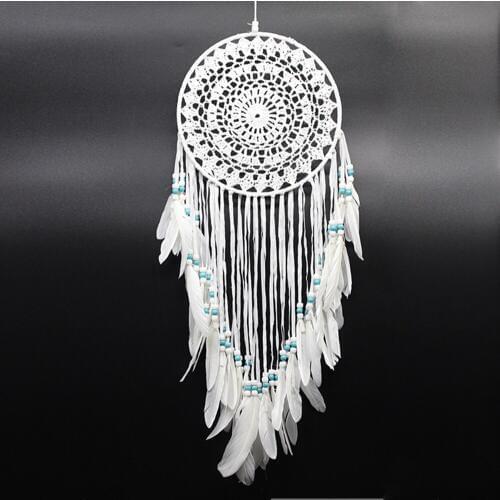Dream Catcher Handmade Dreamcatcher Feathers Dream Catchers Wall Hanging Home Room Decoration Diy Nordic Children Girls Decor
