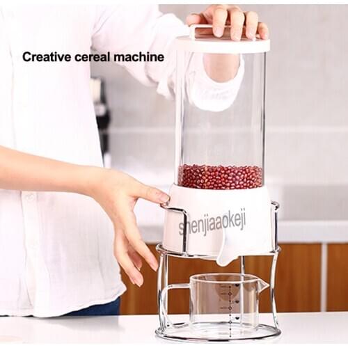 New Commercial Creative Oatmeal Machine FW-50153 Kitchen Grain Dispenser Home Food Cereal Storage Tank grains Sealed Barrel 1.7L