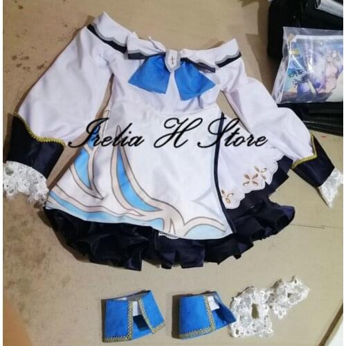 Custom made/size New Game Cosplays Genshin Impact Knights Amber Barbara Cosplay Costume