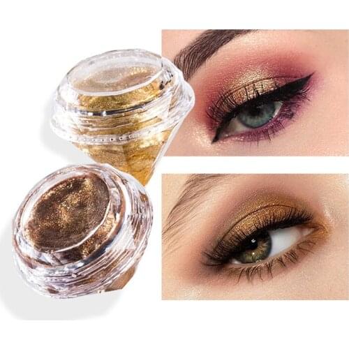 6 Colors Diamond Shimmer Liquid Eyeshadow Charming Eyes Make Up Palette Pigment Eye Shadow