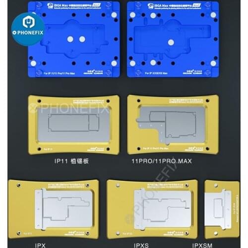 MECHANIC iBGA BGA Reballing Positioning Planting Platform For Iphone X XS MAX 11 pro max Motherboard Chips BGA Reballing Repair