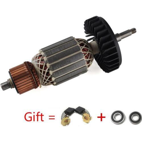 AC220-240V Armature Rotor Replace for MAKITA 9067 9067S 9069 9069S 9069X 9067F 9069F 180 Anchor motor Angle Grinder