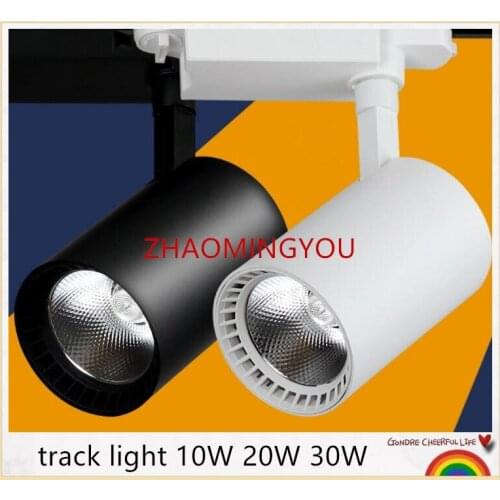 LED Track Light COB 10W 20W 30W 40W Ceiling Rail Lights spotlight For Kitchen Fixed Clothing Shops Shops Stores Track Lighting