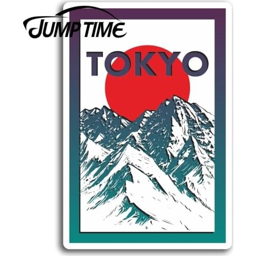 Jump Time for Japan Tokyo Travel Vinyl Stickers Sticker Laptop Luggage Gift Bumper Trunk Window Decal Car Accessories