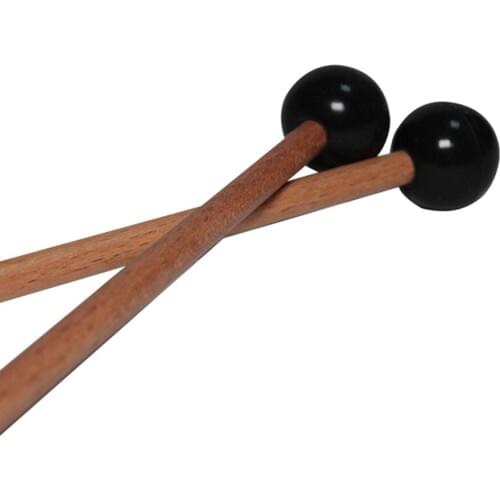 21cm Length 1 Pair Solid Wood Tongue Drum Drumsticks Professional Mallet for Xylophone Marimba Percussion Musical Instruments