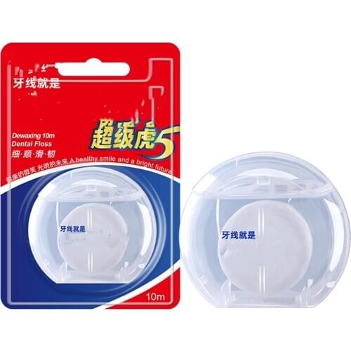 10M Floss Dental Polyester Wire Dental Floss Picks Oral Hygiene Interdental Brush Dental Floss Teeth Care Health Cleaner YXL