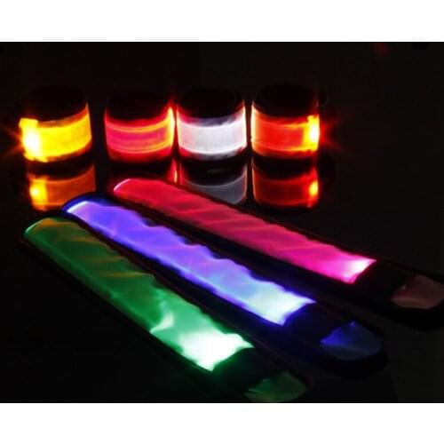 24pcs Luminous Flashing Wristband Personality Creative LED Light Glow Bracelet Birthday Party Night Running Bar Children Adult
