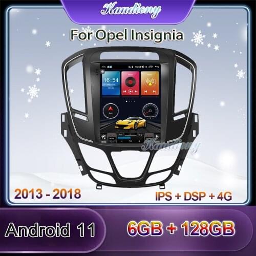 Kaudiony 10.4" Tesla Style Android 10.0 For Opel Insignia Buick Regal Car Radio Car Dvd Multimedia Player Auto GPS Navigation 4G