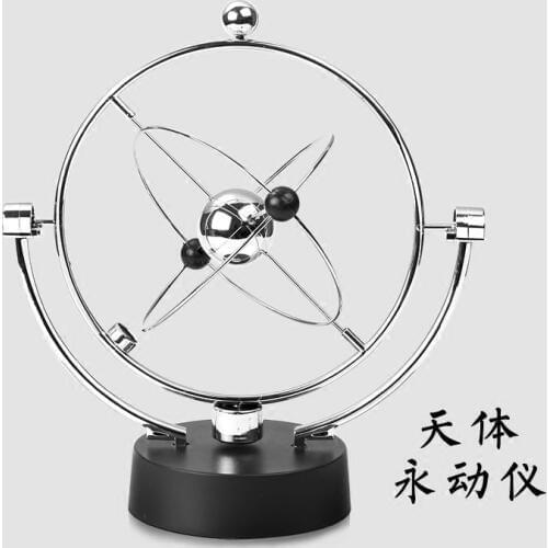 Chaotic pendulum instrument perpetual balance celestial globe Home Furnishing desktop machine craft decoration Newton ornaments