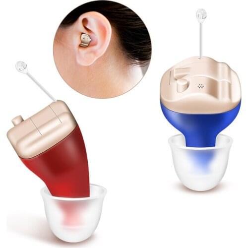 Mini Digital CIC Hearing Aids Wireless Invisible Super Mini Aid Adjustable Micro Ear Sound Amplifier For Deafness/Elderly