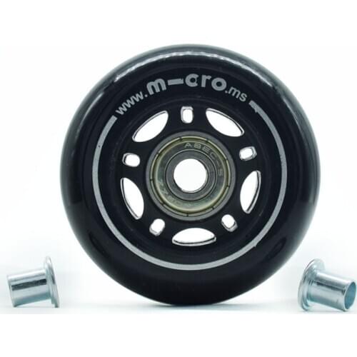 Kids M-cro 64mm Roller Skates Wheel for SEBA Micro Inline Skating Shoes 64 Tyre 84A Elastic Durable PU ABEC-7 Bearing Bushing