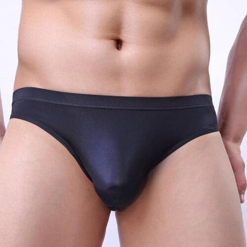 Men Sexy Sheer Pouch Mini Bikini Thin Briefs Underwear Summer Smooth Soft Underpants Beach Swimming Surf