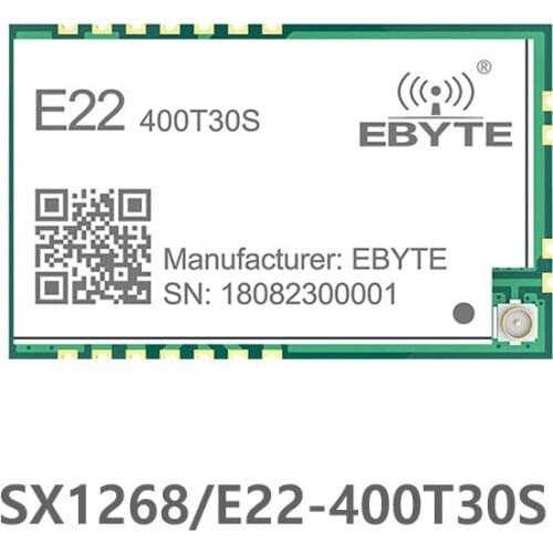 E22-400T30S 30dBm SMD UART SX1268 SX1262 Wireless Transmitter and Receiver SMD 1W 433 MHz RF Module RSSI Net Work Transceiver