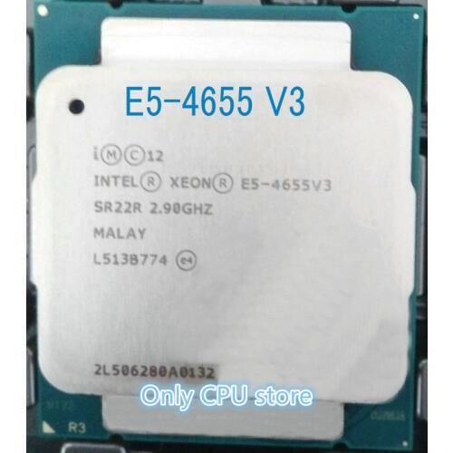 E5-4655 V3 Original Intel Xeon E5-4655V3 2.90GHz 6-core 12MB LGA2011-3 E5 4655 V3 Processor E5 4655V3