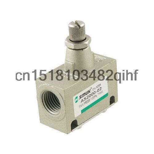 G1/4 Diameter Pneumatic Threaded Inline Flow Control Valve