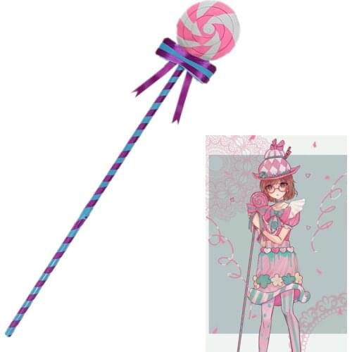 Hot Game Identity V Blind girl Helena Adams Cosplay Prop Lollipop Walking Stick Canes Weapon Cosplay Prop