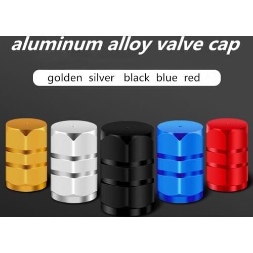 4pcs Aluminum Alloy Car Wheel Tire Valve Caps Tyre Rim Stem Covers Airdust Waterproof For Automobiles Motorcycles Trucks Bikes