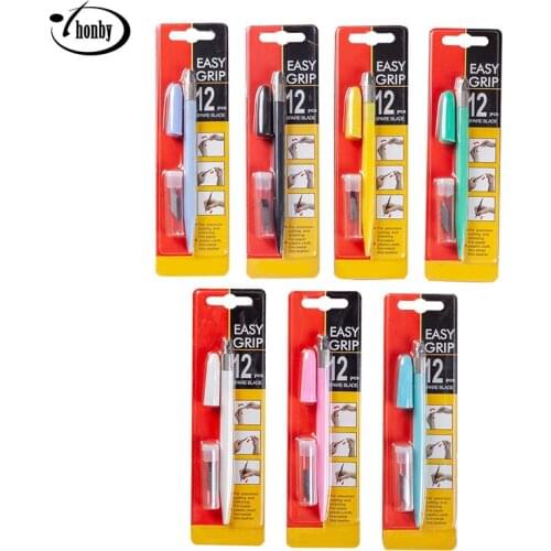 Model Carving Penknife With 12 Blades Plastic Pole Colorful Penknife Diorama Model Building Kits