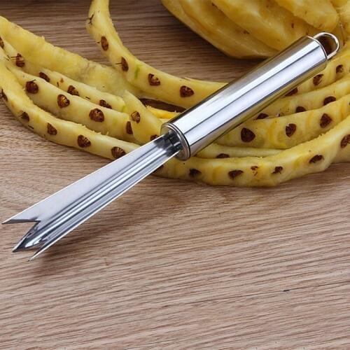 Stainless Steel Pineapple Peeler Remover Fruit Slicer Eye Cutter Kitchen Tools