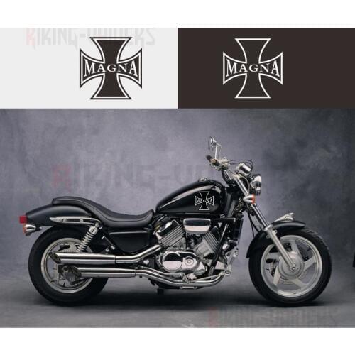 Custom Cross Decals Fuel Tank Stickers Fender Sticker For Honda Magna MG50 VT250 VF500 VF700 VF750 VF1100