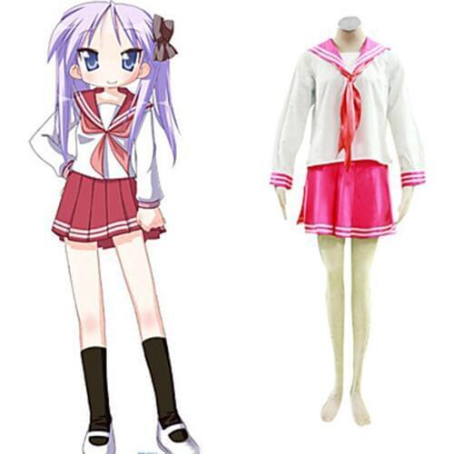 S-3XL Can be tailored Anime Lucky Star Cosplay Izumi Konata Hiiragi Kagami Man Woman Halloween JK School uniform Cosplay Costume