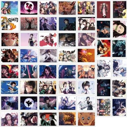 10/30/50PCS Anime Demon Slayer Kimetsu No Yaiba Stickers Skateboard Bike Laptop Motorcycle Phone Car Graffiti Sticker Kid Toy