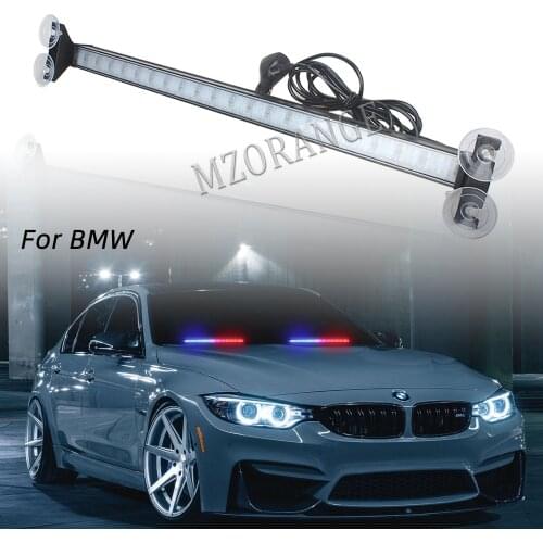 Windshield 80 Led Strobe Warning Light fso Flash stroboscopes strobe Car Truck auto flasher Fireman Police Beacon Light