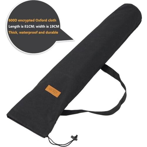 Outdoor Large Canopy Pole Storage Pouch Bag Camping Tent Awning Rod Storage Bag Fishing Rod Portable Oxford Cloth Storage Tote