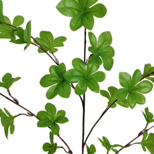 1pc Simulation Japanese Bell Leaf Artificial Plant Wedding Party Home Flower Arrangement Green Plants Decoration