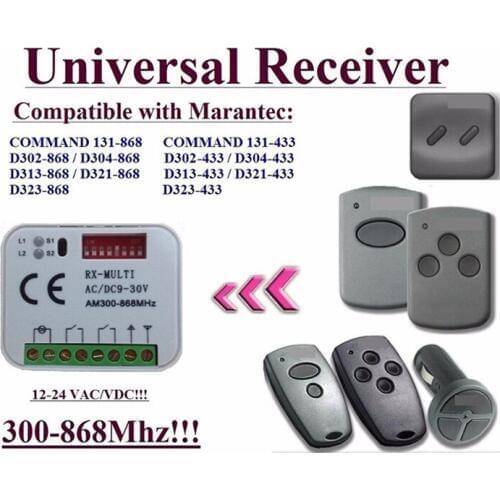 10pieces receiver for Marantec 433,92Mhz and 868,3Mhz remote controls beautiful