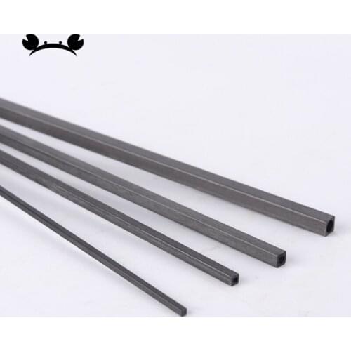20pcs Carbon Fiber Square tubes 1.7-5mm diameter Length 200mm 400mm DIY tool