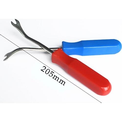 4 inch Crowbar Tool 45Mn Dia 6mm Nail Puller Portable Car Interior Door Panel Disassembly Buckle Wrench Screwdriver