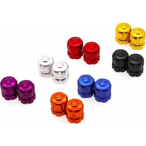 4PCS Motorcycle Tyre Tire Valve Core Caps Wheel Valve Stem Cap Dust Cover Caps For Yamaha FZ1 FZ6 FZ8 TMAX 530 500 TDM YFM 700