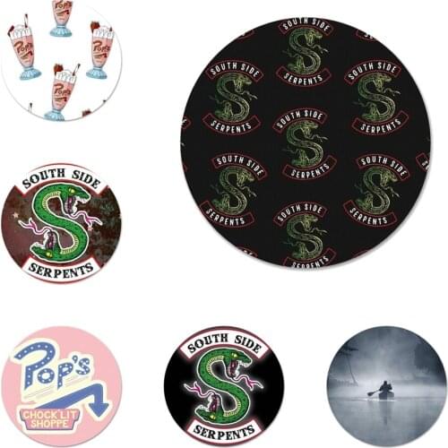 American Hot TV Riverdale Painted Icons Pins Badge Decoration Brooches Metal Badges For Clothes Backpack Decoration