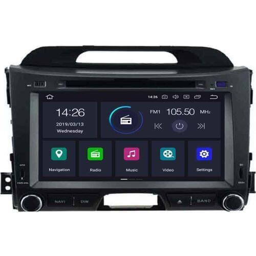 8 core Android 10 car dvd for kia sportage 2014 2011 2009 2010 2013 15 car radio stereo multimedia player Gps Navigation System