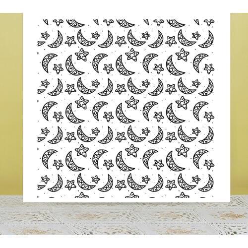 AZSG Stars and moon Clear Stamps For DIY Scrapbooking/Card Making/Album Decorative Rubber Stamp Crafts