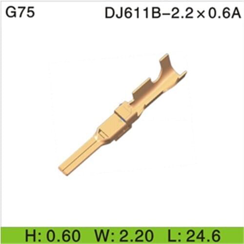 Free shipping 1000pcs Car Electronics & Motorcycle Accessories & Parts G75 male terminal connector